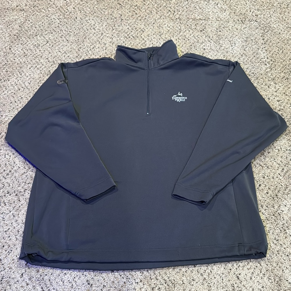 Black Quarter-Zip Pullover